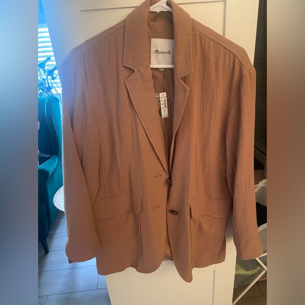Madewell linen blazer